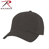 Бейсболка мужская BLACK LOW PROFILE CAP цвет черный 100% хлопок твил ROTCHO USA
