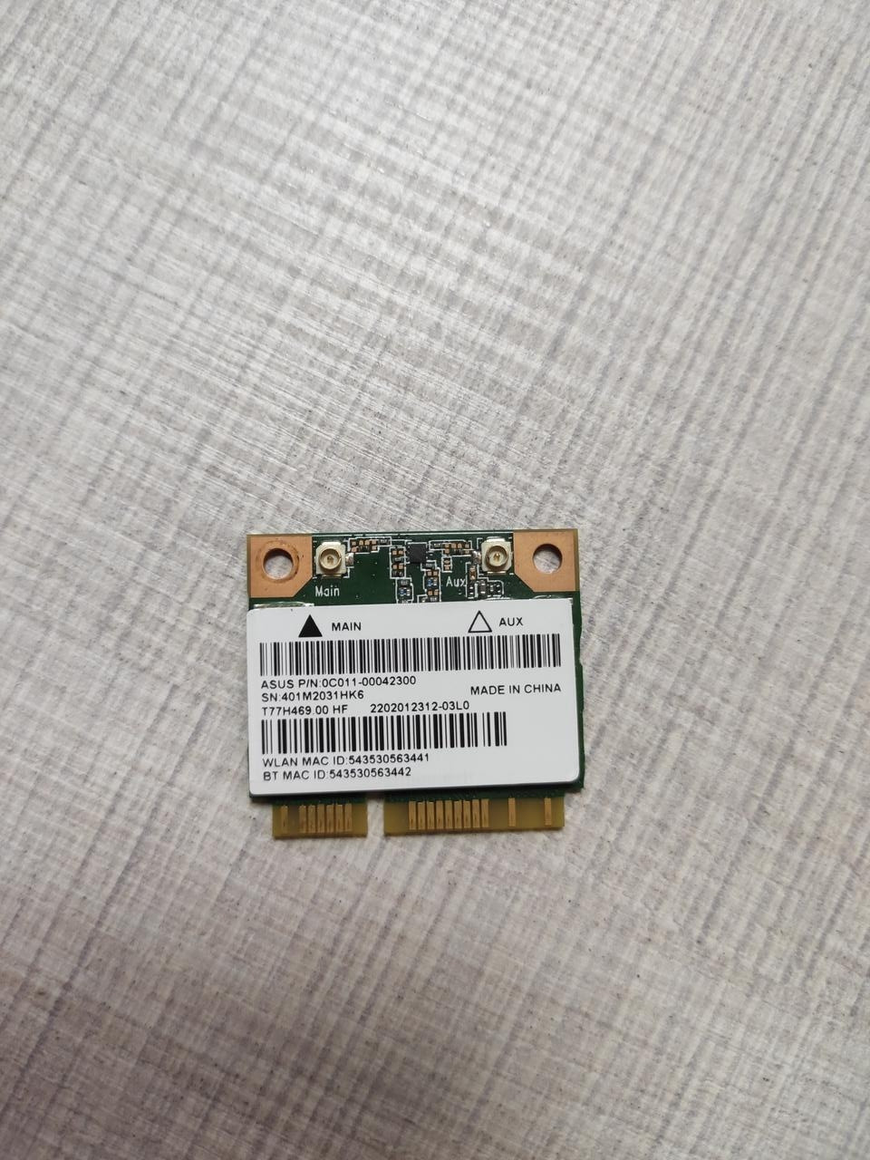 Модуль адаптер WiFi + Bluetooth Mediatek MT7630E T77H469.00