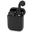 Чорні бездротові навушники Bluetooth AirPods black i12, фото 3