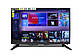 Телевізор Samsung Smart TV Android 32 дюйма + Т2 FULL HD 220v USB/HDMI (Тонкий телевізор Самсунг), фото 3