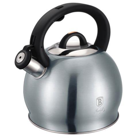 Чайник зі свистком Berlinger Haus Moonlight Edition gray 3 літри колір сірий 6416BH