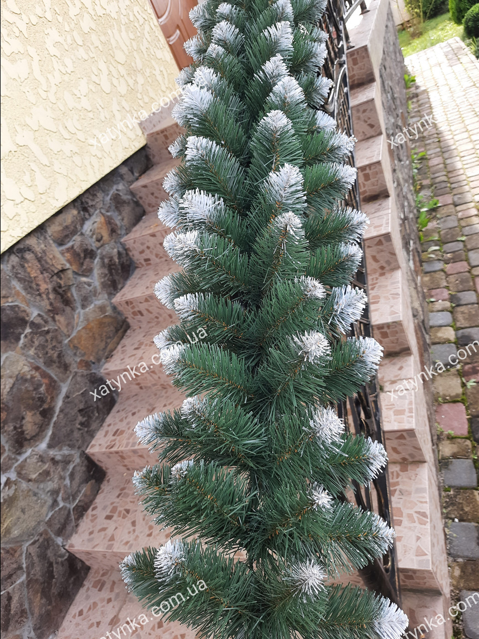 Гірлянда хвойна Снігова Королева 2.90м / Ялинкова гілка / Гірлянда штучна / Гірлянда штучна