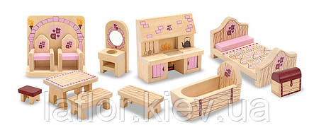 Набір меблів для замка принцеси ТМ Melissa&Doug, фото 3