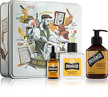 Набір для бороди Proraso Wood&Spice в металевій коробці ( шампунь, бальзам і масло) (11001016)