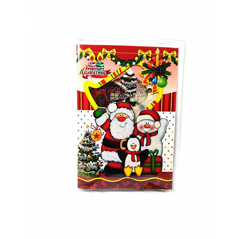 Открытка музыкальная с конвертом Merry Christmas (19х13 см), фото 2