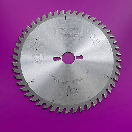 250x3,2x2,2x30 z=48 Універсальний пиляльний диск Leuco LowNoise по дереву для торцювання і поздовжнього різу, фото 1