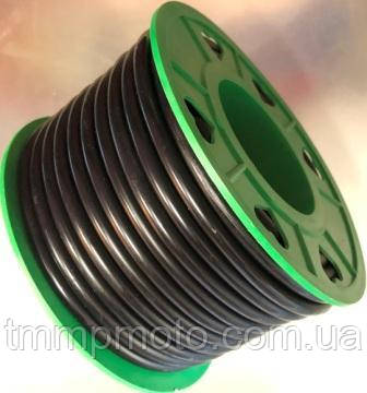 Бензошланг 4мм резиновый силикон черный 20 метров 