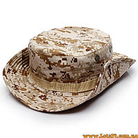 Панама армейская маскировочная военная ковбойска шляпа для охоты рыбалки страйкбола камуфляж ACU Desert