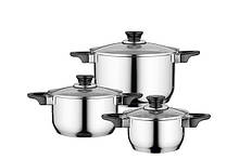 Набір посуду BergHOFF Gourmet зі скляними. кришками 6шт.