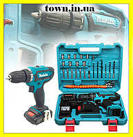 Акумуляторний шуруповерт-дриль Makita 550DWE 24V 5A/h з набором інструментів. Шуруповерт бездротовий Макіта