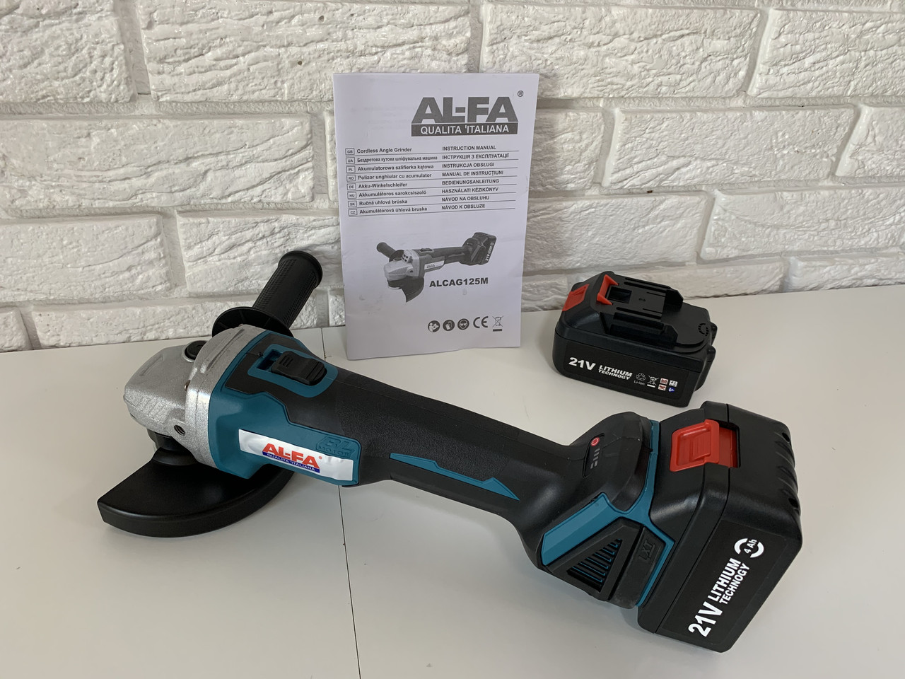 Болгарка акумуляторна безщіткова AL-FA ALCAG125М : 21