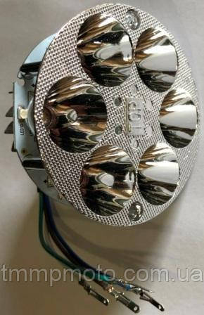 Вставка в фару LED мини круглая DELTA/АЛЬФА 