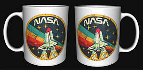 Чашка з друком NASA