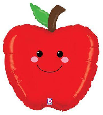 BT 26" Produce Pal Apple. Куля фольгована Фрукти — Яблуко В УП MrShar