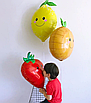 BT 26" Produce Pal Strawberry. Куля фольгована Фрукти, ягоди — Полуниця В УП MrShar, фото 3