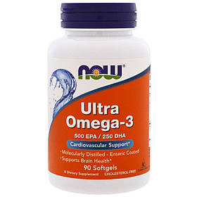 Now Foods Ultra Omega-3 500 EPA/250 DHA (90soft)