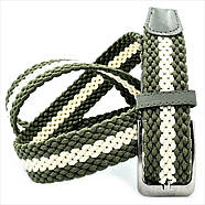 Ремінь гумка Weatro Зелено-бежевий rez35-new-005, фото 3
