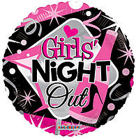 К 18" Girls Night Out Spotlight! Шар фольгированный Ночь для девушек в центре внимания. Шары на девишник