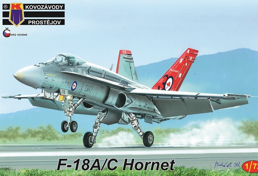 Пластикова модель 1/72 Kovozavody Prostejov 0163 Американський винищувач F-18A/C Horne