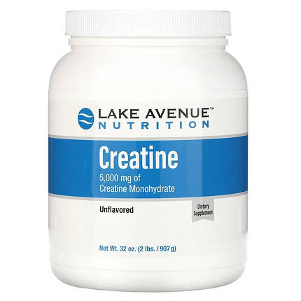 Креатин моногідрат Lake Avenue Nutrition Creatine Monohydrate 907 г, фото 1