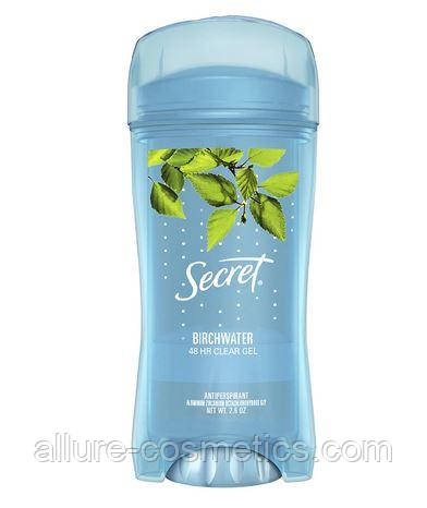 Гелевий дезодорант Береза Secret Clear Calm Birch Water Gel Antiperspirant