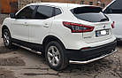 Захист заднього бампера на Nissan Qashqai (c 2013-), фото 3