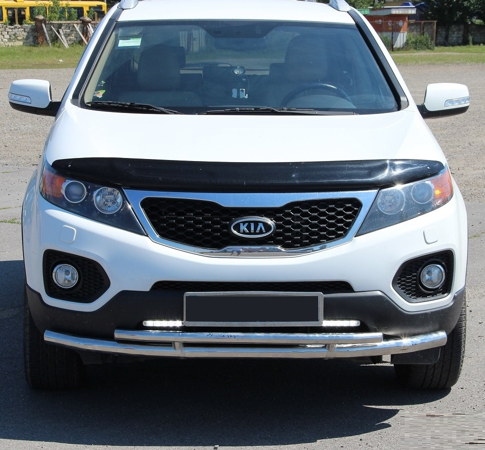 Кенгурятник на Kia Sorento (2009-2014) Киа Соренто - фото 1 - id-p327054236