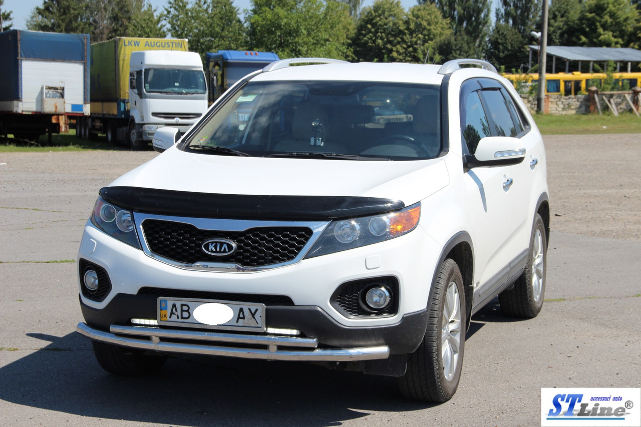 Кенгурятник на Kia Sorento (2009-2014) Киа Соренто - фото 2 - id-p327054236