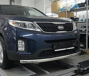 Кенгурник одинарний вус на Kia Sorento (2009-2014) Кіа Соренто