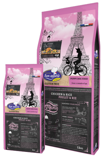 Корм для цуценят Bon Appétit Puppy Chicken&Rice, 12 кг+Бесплатна доставка!