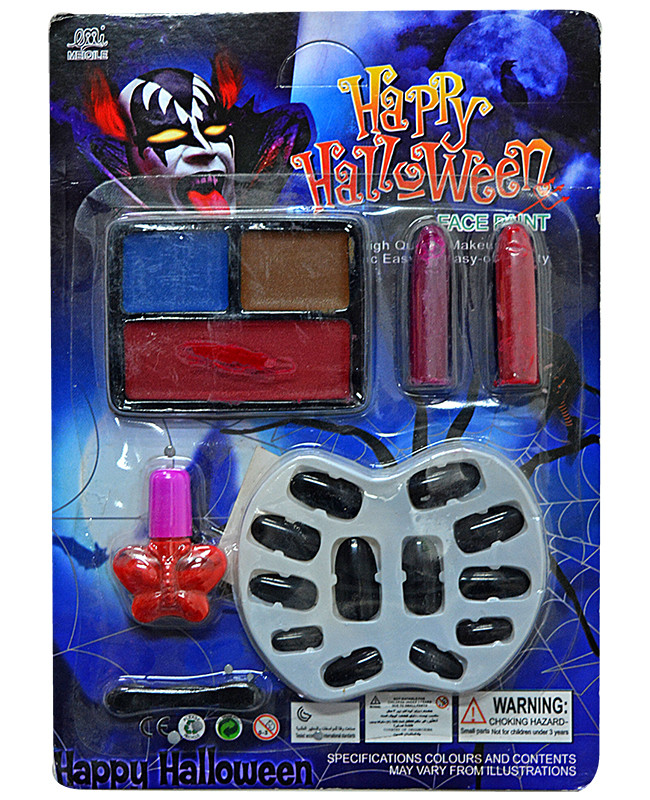 Подарунок на Хеллоуїн Грим Halloween з нігтями 3 кольори Піньята День Мертвих