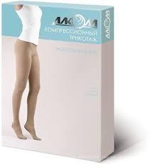 Колготи жіночі лікувальні компресійні, I клас компресії закритий носок 7011 UNI Алком,Україна, фото 1