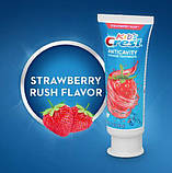 Дитяча зубна паста Crest kids Anticavity Cavity Protection Fluoride Toothpaste Strawberry Rush 119гр, фото 3