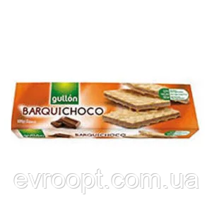 Вафлі GULLON Barquichoco з шоколадом, 150 г, (16шт / ящ)