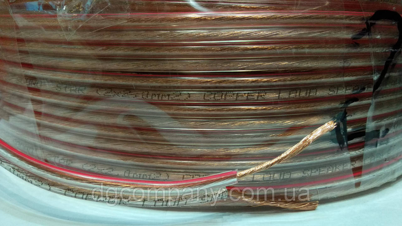 Кабель акустичний мідний Sound Star 2х2,0, 100 м, фото 1