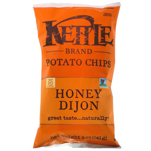 Kettle Foods, Картопляні чіпси, мед і діжонська гірчиця купити недорого в україні