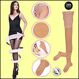 Medical Compression Pantyhose 140 Den 18/22 mmHg - Противоварикозные Компресійні Італійські Колготки, фото 3