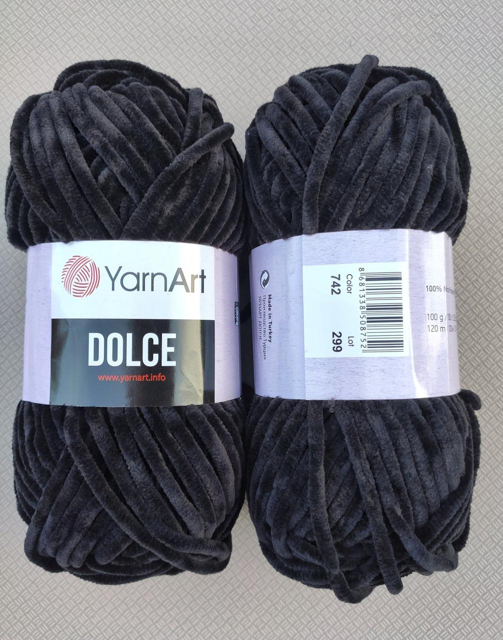 YarnArt Dolce - 742 чорний