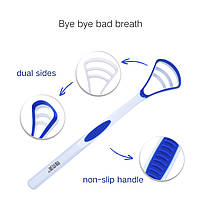 Комплект щіток для очищення язика Tongue scraper Y-Kelin 3 штуки, фото 5
