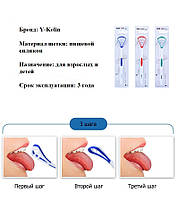 Комплект щіток для очищення язика Tongue scraper Y-Kelin 3 штуки, фото 6