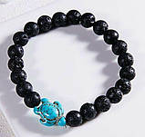 Браслет із шунгітом "Черепашка" від студії LadyStyle.Biz, фото 4