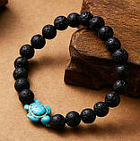 Браслет із шунгітом "Черепашка" від студії LadyStyle.Biz, фото 5