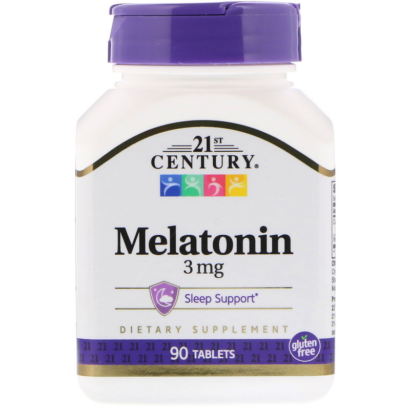 Melatonin 3 мг 21st Century 90 таблеток