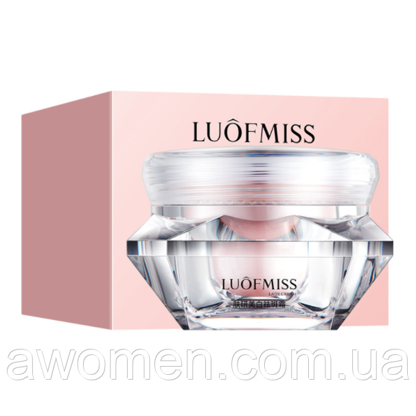 Відбілювальний крем для обличчя Luofmiss Crystal Lady Whitening Cream проти веснянок і пігментних плям 15 g