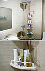 Кутова полиця для ванної кімнати Multi Corner Shelf Стійка Стелаж, фото 10