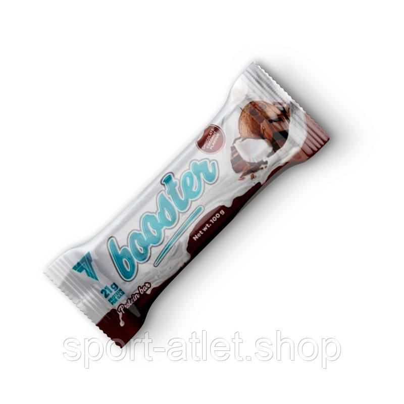 Батончик Trec Nutrition Booster Bar, 100 грамів Шоколад-кококс