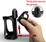 Підсклянник на коляску/велосипед універсальний діаметром 7-8 см і обертанням на 360° Cup Holder (СН-21092), фото 5