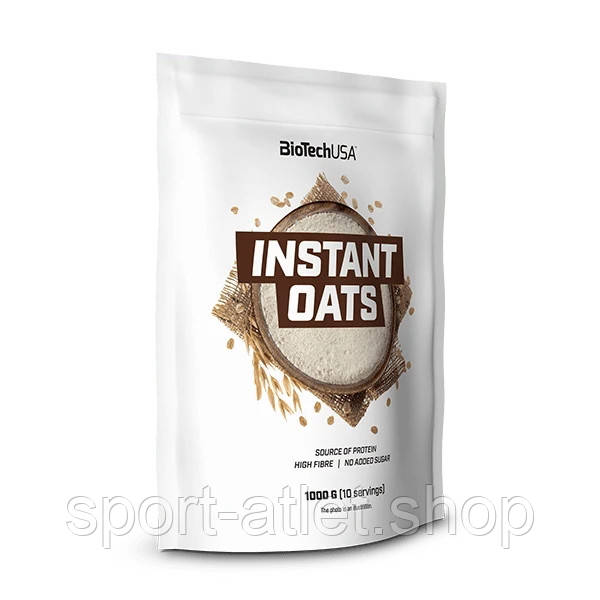 Замінник харчування BioTech Instant Oats, 1 кг Печиво-крем