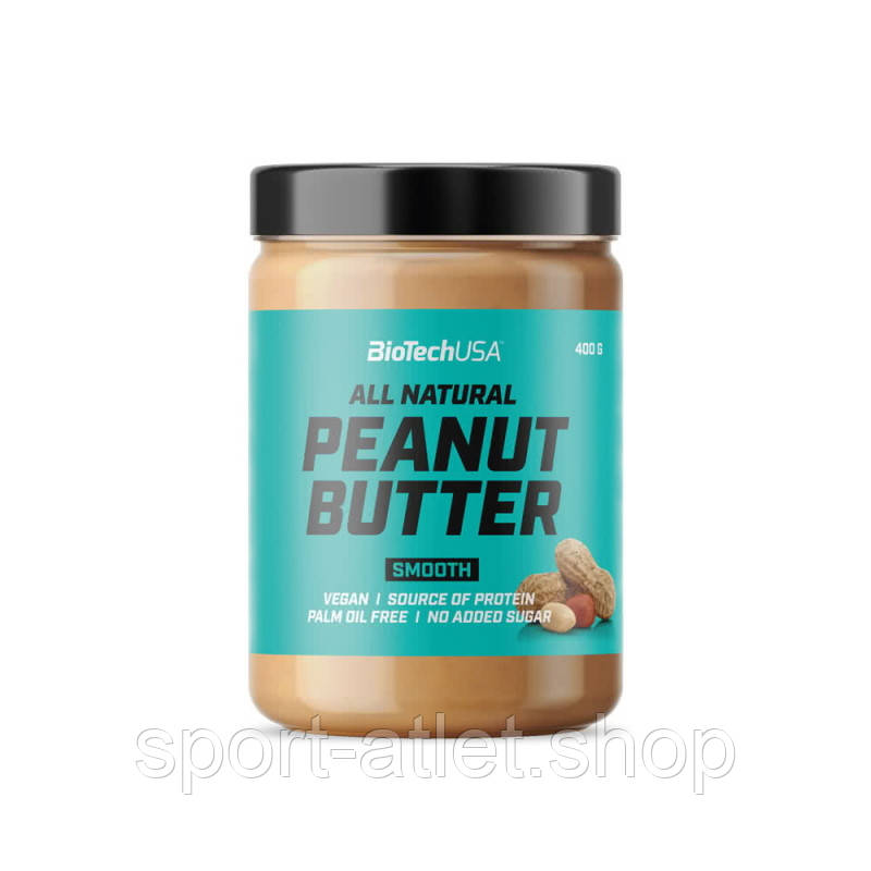 Замінник харчування BioTech Peanut Butter, 400 грам - Smooth