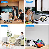 Підставка для ноутбука 11-15,6" настільна з регулюванням кута нахилу P1-Pro чорна (GS-20541), фото 10